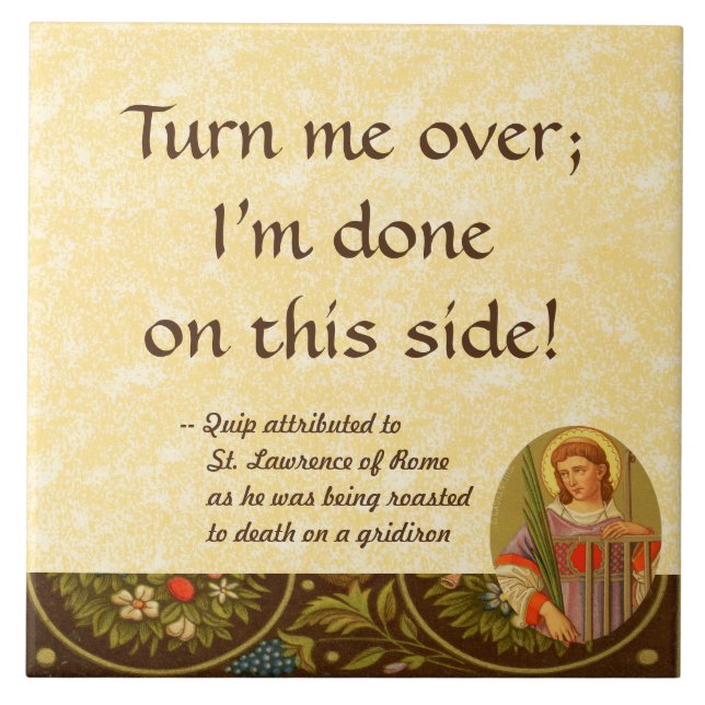 Lawrence von Rom (PL 04) Fliese (Vorderseite)