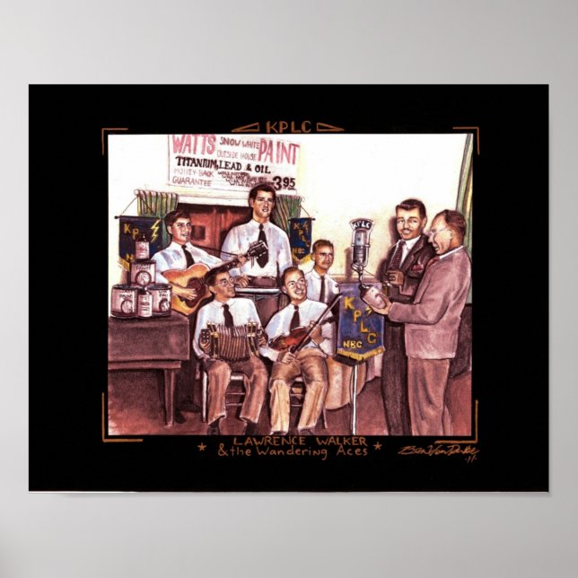 Lawrence Walker und die Wanderaces Poster (Vorne)