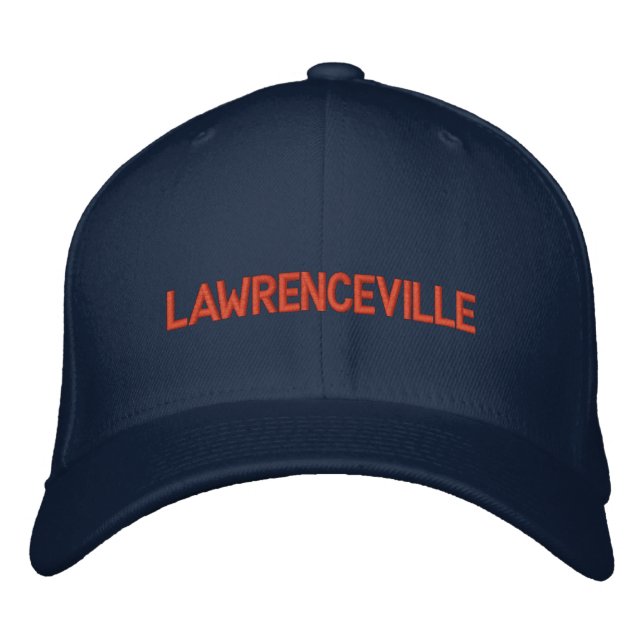 Lawrenceville Alt modischer Ballcap Bestickte Kappe (Vorderseite)