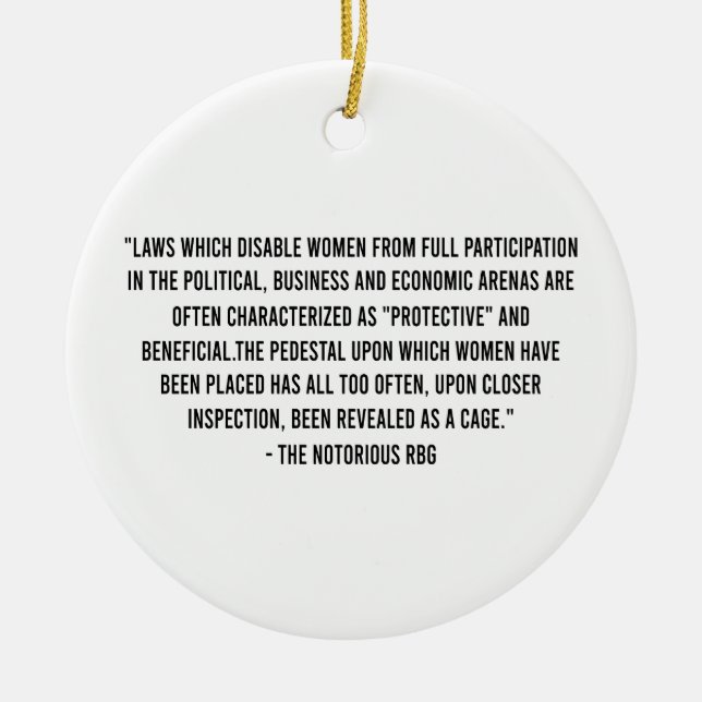 Laws which disabled woman from full partizipation keramik ornament (Vorne)