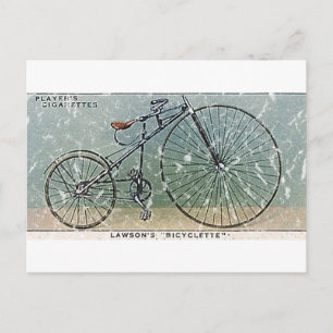 Lawson's Bicyclette-1879 - bedrückt Postkarte