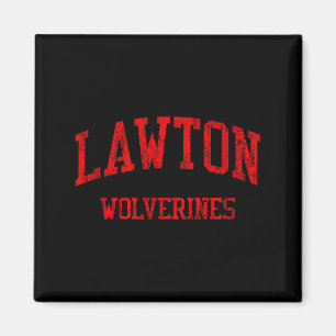 Lawton High School HS Lawton OK Vintage-Sport  Magnet
