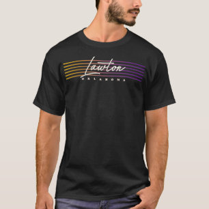 Lawton Nostalgischer Retro-Stil Oklahoma T-Shirt