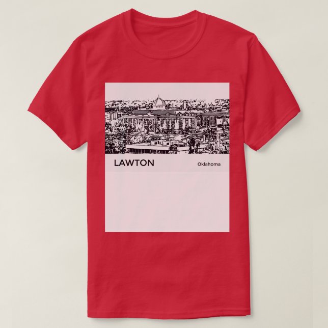 Lawton Oklahoma T-Shirt (Design vorne)