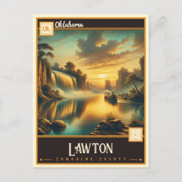 Lawton, Oklahoma | VINTAG Postkarte