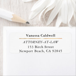 Lawyer Attorney At Law Classy White