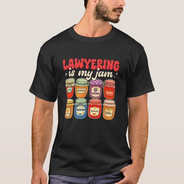 Lawyer Attorney Funny Law School Student Lawyering T-Shirt (Vorderseite)