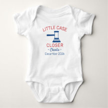 Lawyer Baby Announcement Little Case Closer Lawyer