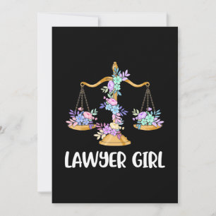 Lawyer Girl Einladung