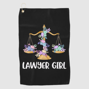 Lawyer Girl Golfhandtuch