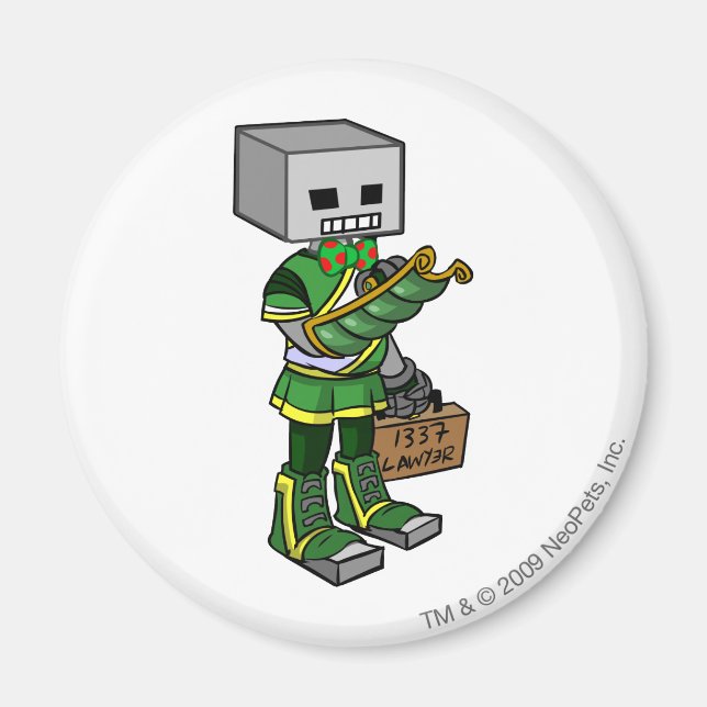 Lawyerbot Brightvale Staff Player Magnet (Vorne)
