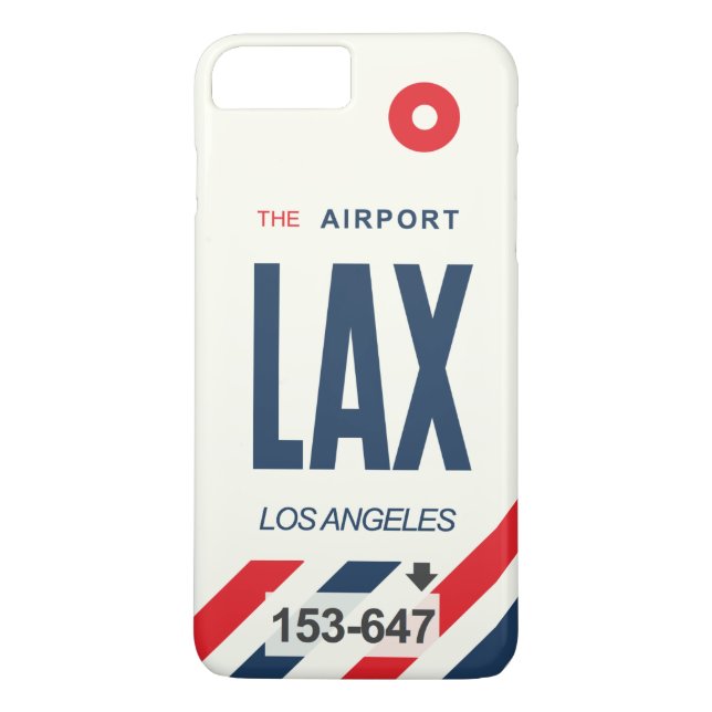 LAX Airport iPhone 7 PLUS Cover (Rückseite)