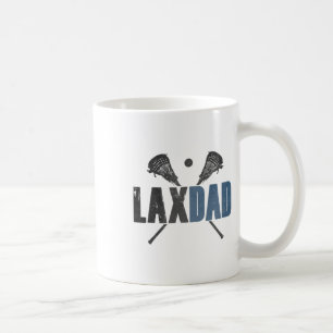 Lax Dad Lacrosse Spieler Vater Coach Stöcke Vintag Kaffeetasse