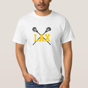 LAX Lacrosse Sticks Sport Team Colors Coach T-Shirt