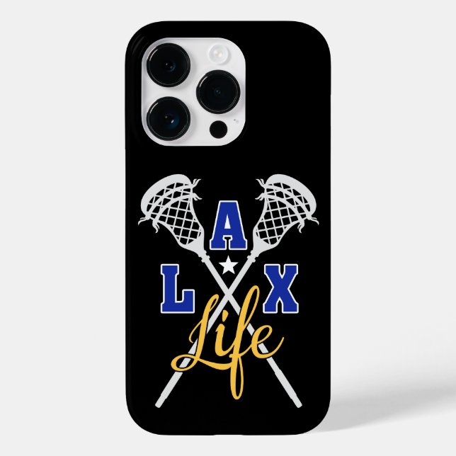 LAX Life / Custom Colors / Lacrosse Case-Mate iPhone Hülle (Rückseite)