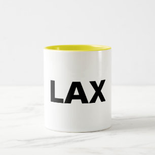 LAX- - Los- Angelesflughafen-Tasse Zweifarbige Tasse
