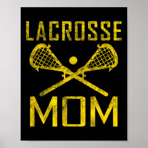 Lax Mama Lacrosse Mama Lieblings-Muttertag des Spi Poster