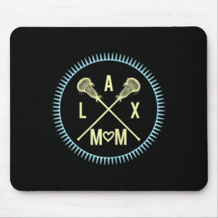 Lax Mama Lacrosse Muttertag Lax Mum Grafik Mousepad