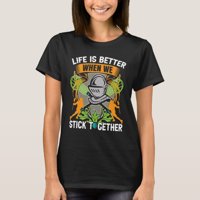 Lax Player Lacrosse T-Shirt (Vorderseite)