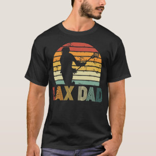 Lax Vater Sport Love Daddy Lacrosse Player T-Shirt