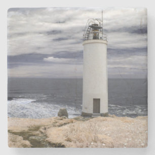 Laxe-Leuchtturm Galizien, Spanien Steinuntersetzer
