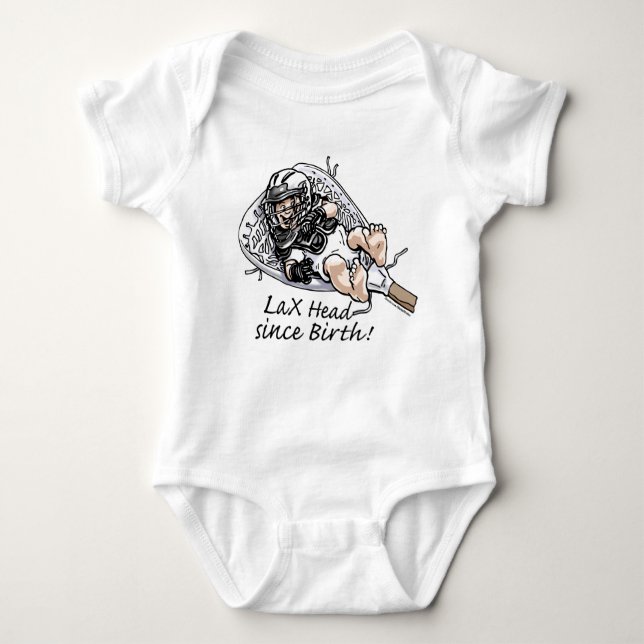 Laxhead_born_zazzle Baby Strampler (Vorderseite)