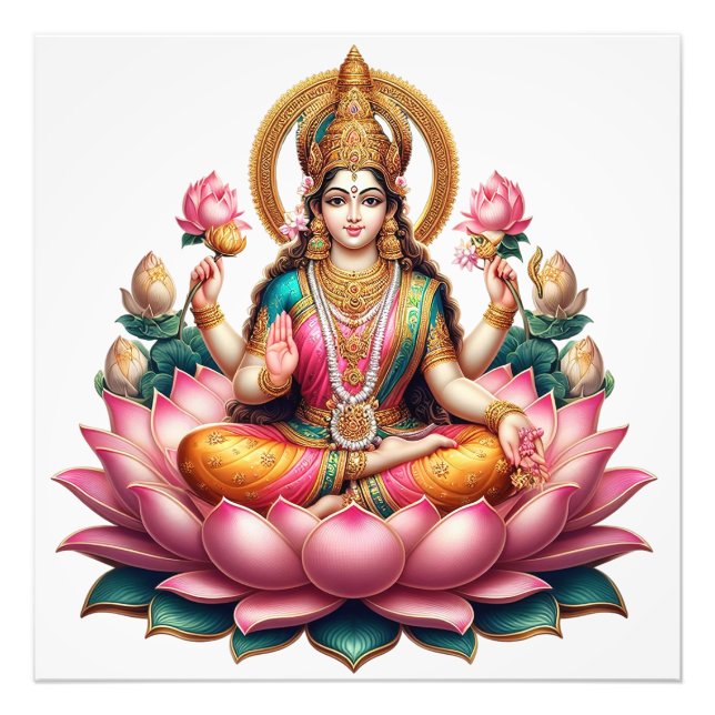 Laxmi Mata ji Fotodruck (Vorne)