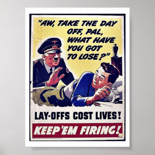 Lay bietet Kosteneinsparungen! Poster