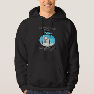 Lay By Pool & Hang W American Eskimo Dog Hoodie