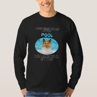Lay By Pool & Hang W Icelandic Sheepdog T-Shirt