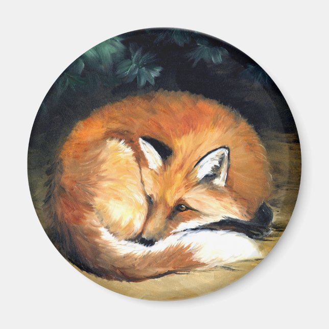 "Lay Fox" Magnet für Wildnis (Vorne)