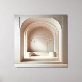 Layered Arch Niche Leinwanddruck