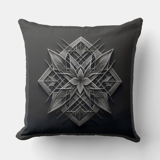  Layered Filigree Bloom Kissen (Vorderseite)