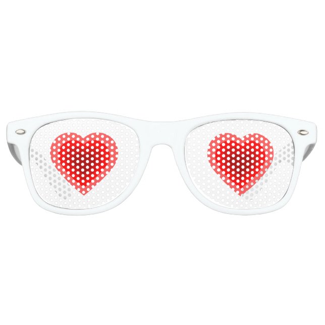 Layered Heart Design Partybrille (Vorderseite)