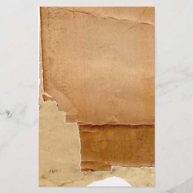 Layered Old Torn Paper 2 Stationery Briefpapier (Vorderseite)