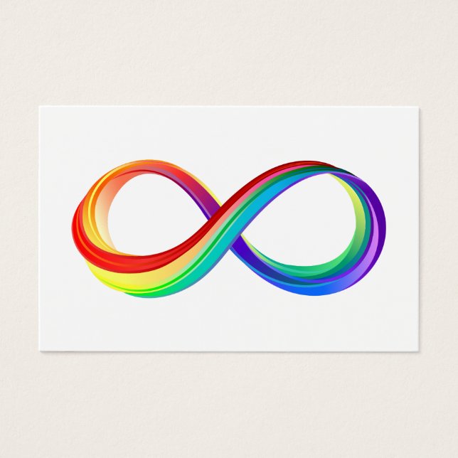 Layered Rainbow Infinity Symbol (Vorderseite)