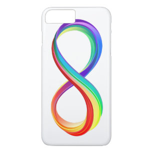 Layered Rainbow Infinity Symbol Case-Mate iPhone Hülle