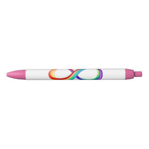 Layered Rainbow Infinity Symbol Kugelschreiber