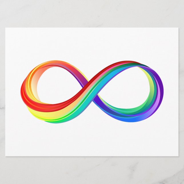 Layered Rainbow Infinity Symbol Programm (Vorderseite)
