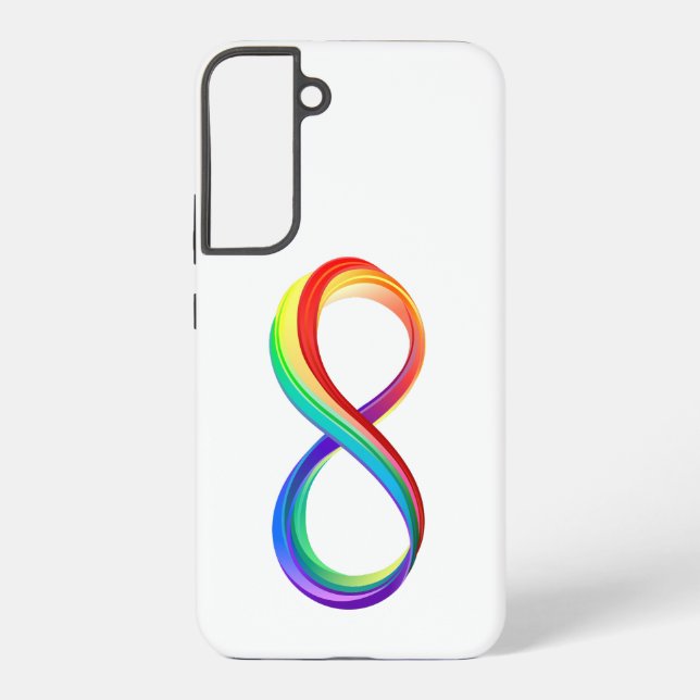 Layered Rainbow Infinity Symbol Samsung Galaxy Hülle (Rückseite)