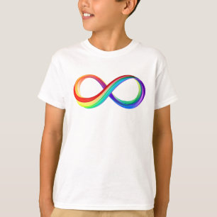 Layered Rainbow Infinity Symbol T-Shirt