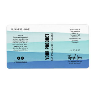 Layered Tinte Blue Body Butter Jar Produktkennzeic