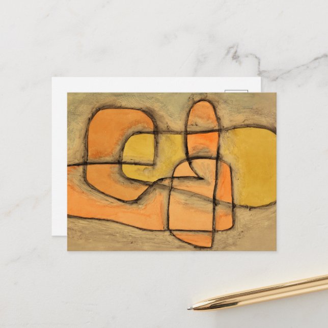 Layered von Paul Klee Feiertagspostkarte (Vorderseite/Rückseite Beispiel)