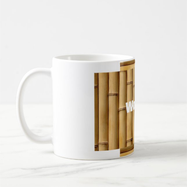 Layers of Bamboo Rhythm in Bamboo Natural Repetiti Kaffeetasse (Links)