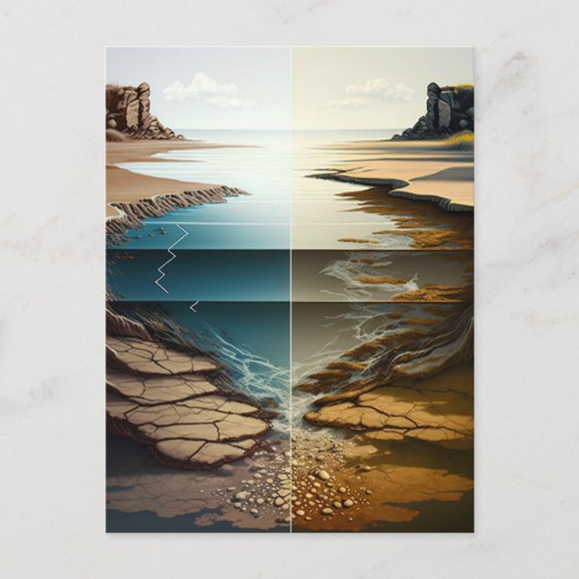 Layers Unveiled Feiertagspostkarte (Vorderseite)