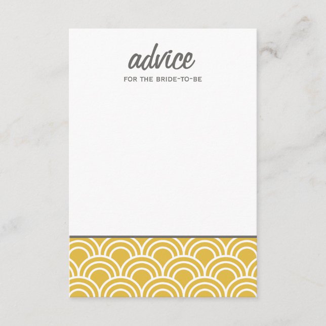 Layerte Scallops Hinweiskarte (Vorderseite)