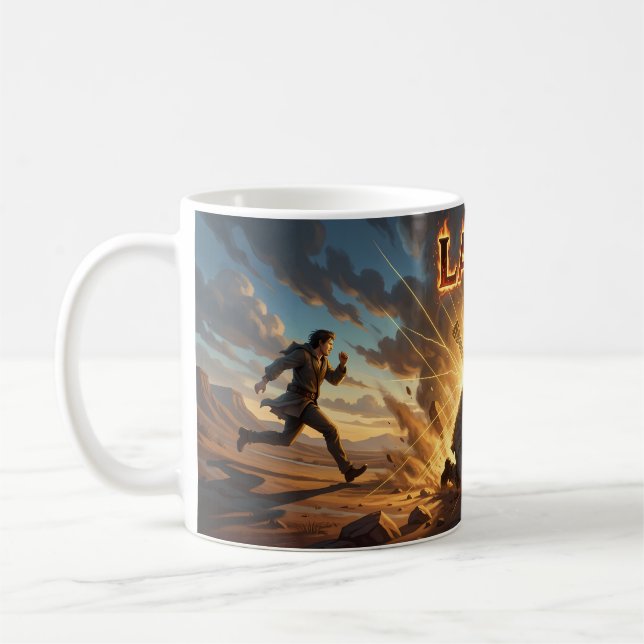Layla Desert Love Storm Fantasy Art Tasse (Links)
