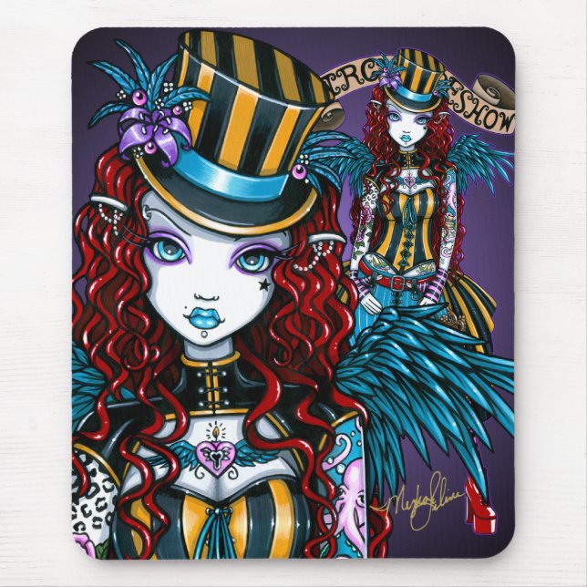 "Layla" gotische feenhafte Mousepad (Vorne)