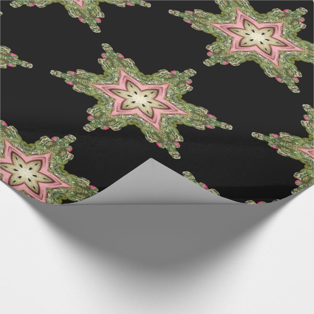Layla Magical Snowflake Viktorianische Weihnachten Geschenkpapier (Ecke)