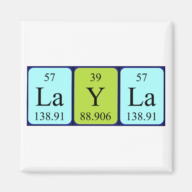Layla Periodenmagnet Magnet (Vorne)